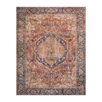 Loloi Layla Red / Navy Rug 2-RUGS - patterned Loloi
