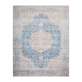 Loloi Layla Blue / Tangerine Rug RUGS - patterned Loloi