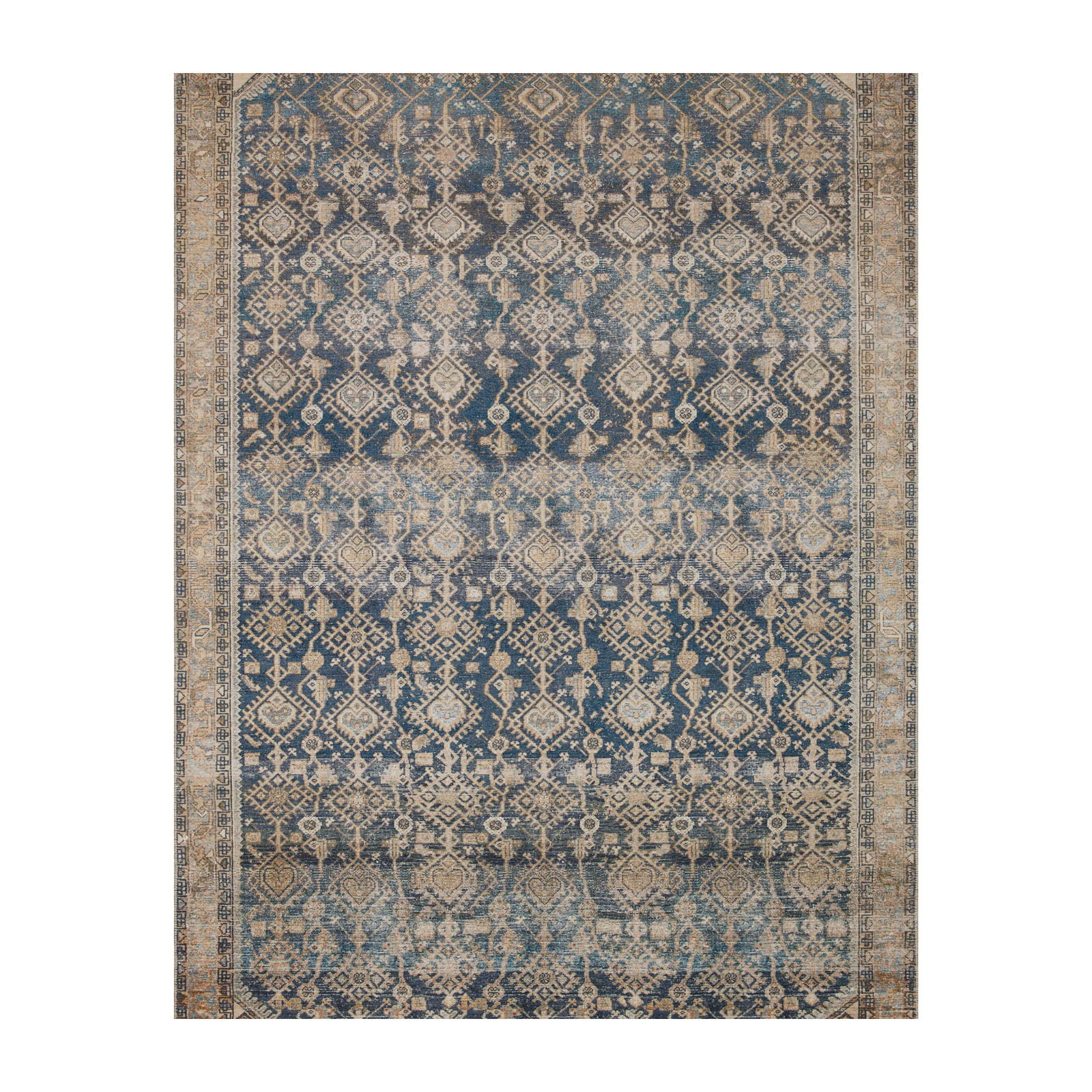 Loloi Lenna Indigo / Natural Rug - Rug & Weave