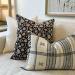 Cream Bhujodi Fringe Pillow Cover 1 - PILLOWS - Bhujodi - neutral Rug & Weave Pillows