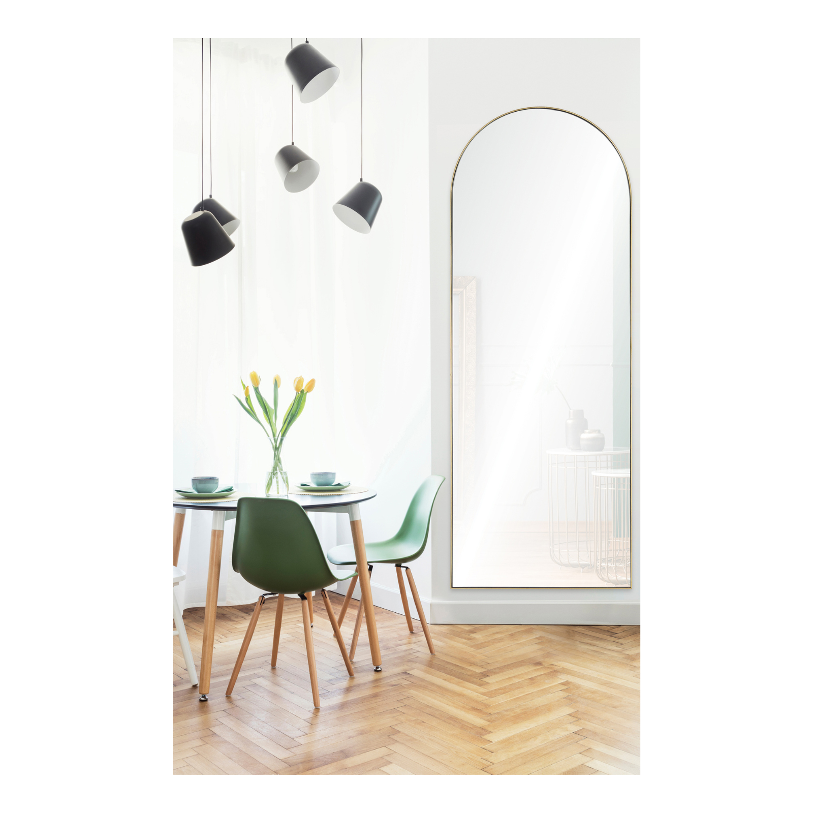 Thompson Wall Mirror 100 - a - wall mirror Renwil