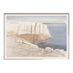 "Cliffside Watercolour” Framed Art Print ARTWORK - framed print Celadon Art
