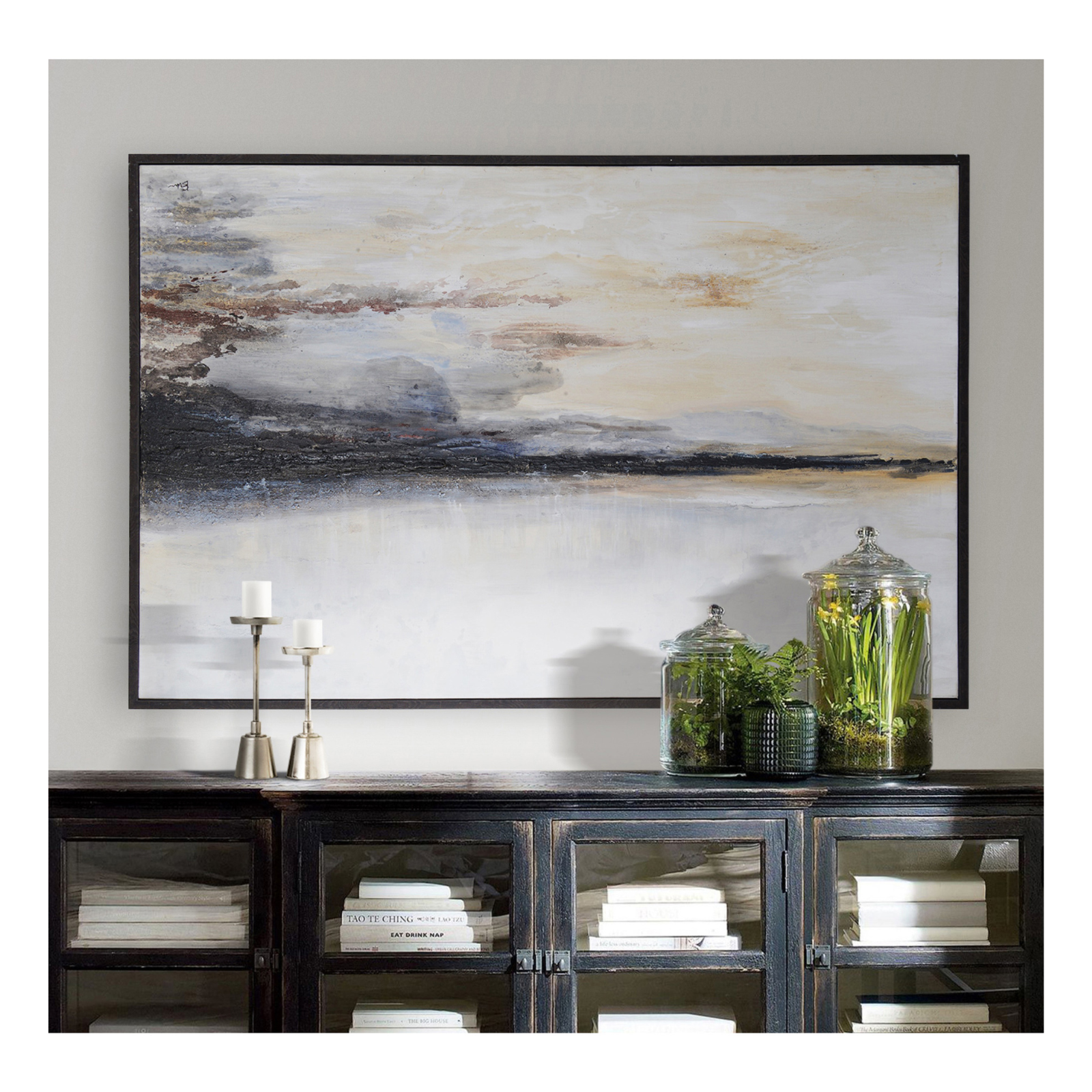 "Warran" Framed Painting by Edward View - Rug & Weave