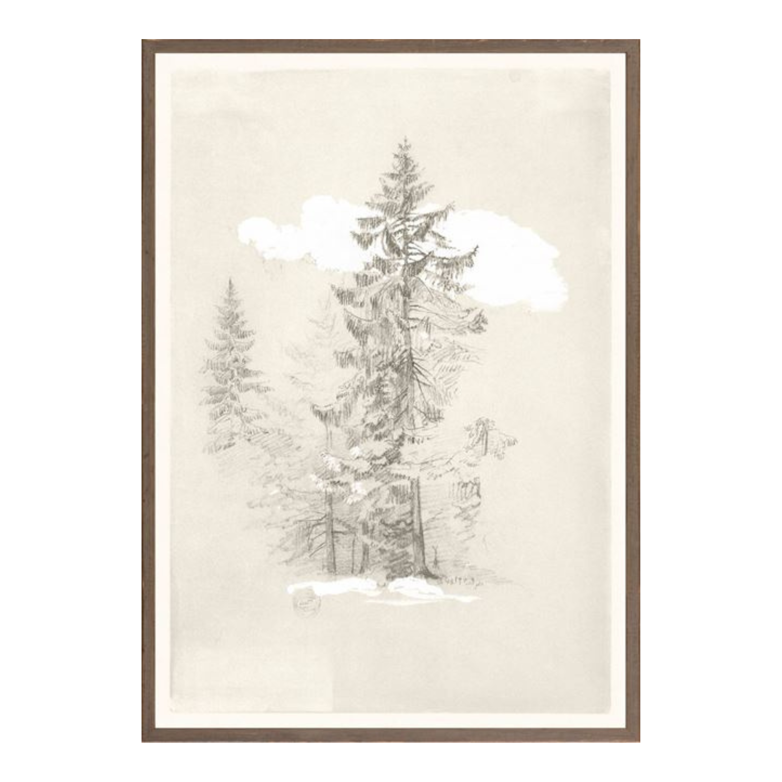 "Forest Sketch" Framed Art Print ARTWORK - framed print Celadon Art