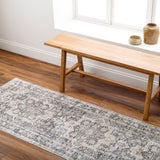 Laverne Charcoal / Beige Washable Rug 1 - RUGS - patterned Surya