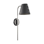 Meta Wall Sconce LIGHTING - sconce Hudson Valley Lighting Black Polished Nickel