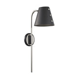 Meta Wall Sconce LIGHTING - sconce Hudson Valley Lighting Black Polished Nickel