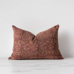Takata Block Print Pillow Cover 2 - PILLOWS - block print - warm Rug & Weave Pillows 14" x 20"