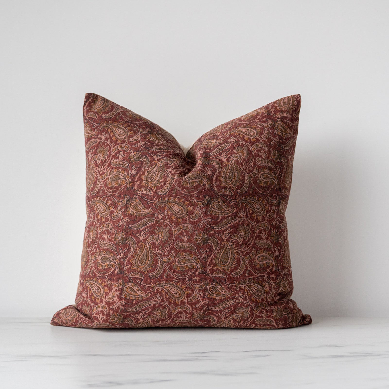 Takata Block Print Pillow Cover