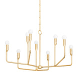 Norman Chandelier - Gold LIGHTING - chandelier Hudson Valley Lighting 32"W x 18.5"H