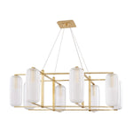 Pebble Chandelier LIGHTING - chandelier Hudson Valley Lighting Aged Brass