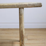Alic Vintage Elm Wood Bench - Natural 0-VINTAGE-bench Hauer Market