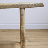 Alic Vintage Elm Wood Bench - Natural 0-VINTAGE-bench Hauer Market
