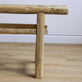 Edgar Vintage Bench  - Natural