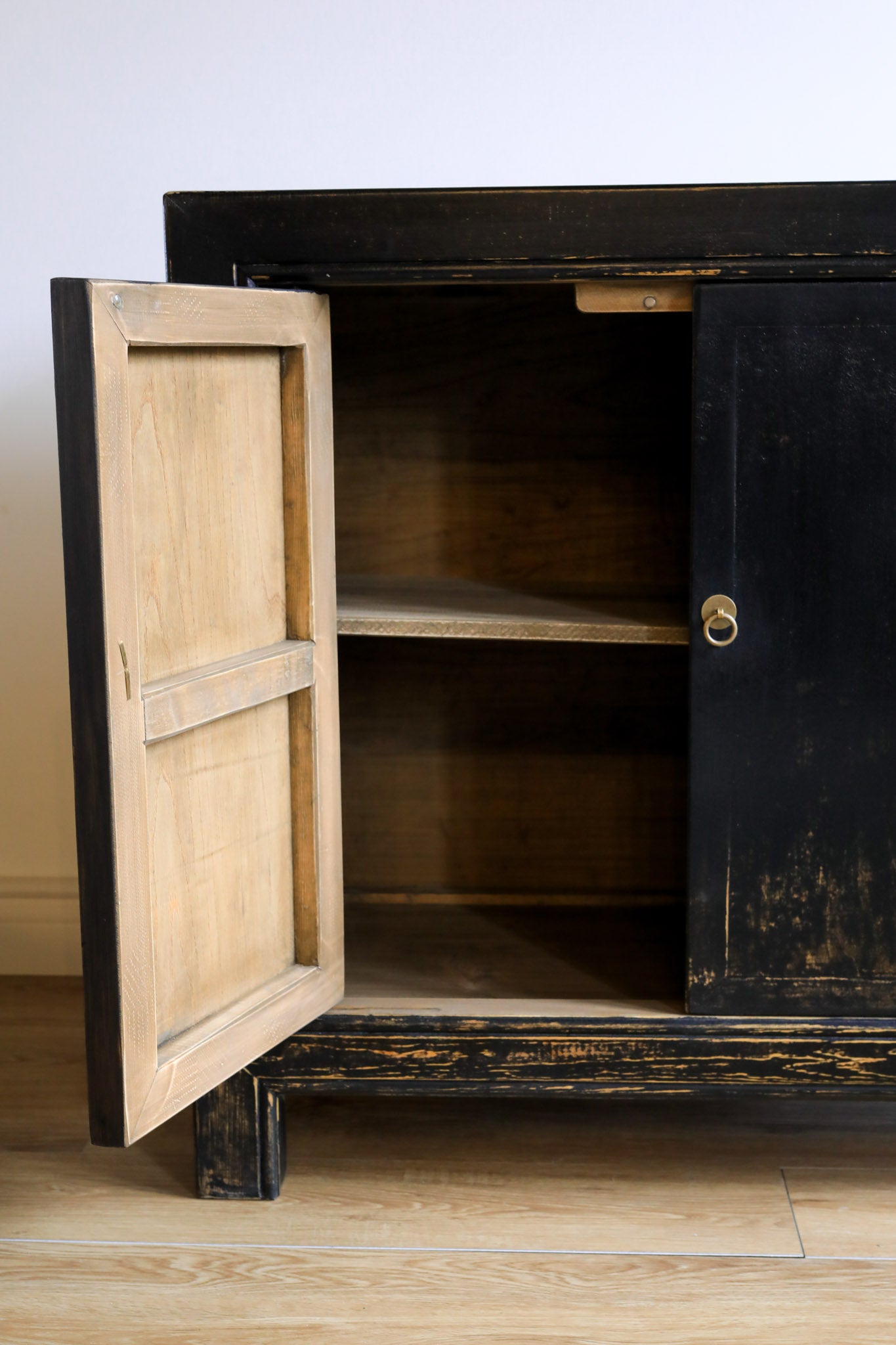 Billie Weathered Black Cabinet 7 - FURNITURE - sideboard/cabinet Hauer Market