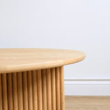 Gus* Modern Odeon Coffee Table - White Oak 4 - b - FURNITURE - coffee table - round Gus