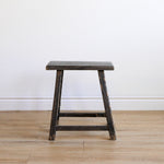 Daisy Reclaimed Elm Wood Accent Table/Stool 0-VINTAGE - stool Hauer Market