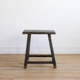 Daisy Reclaimed Elm Wood Accent Table/Stool 0-VINTAGE - stool Hauer Market