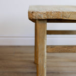 Drew Reclaimed Wood Side Table 5-VINTAGE-end table Hauer Market