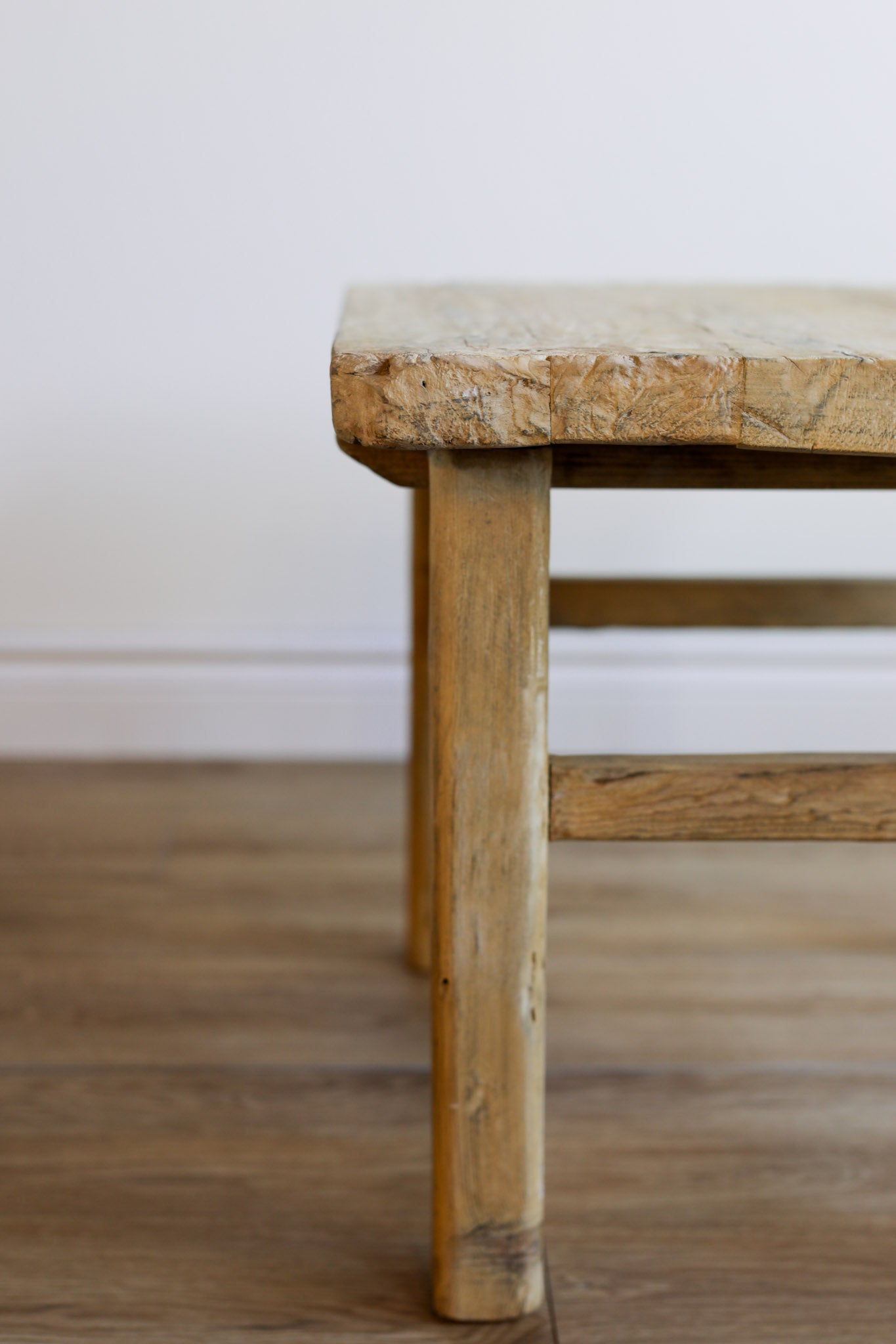 Drew Reclaimed Wood Side Table 5-VINTAGE-end table Hauer Market