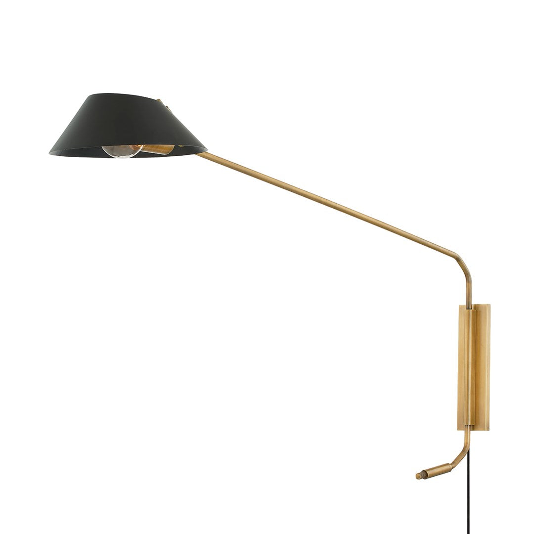 Sacramento Plug-in Sconce, Black