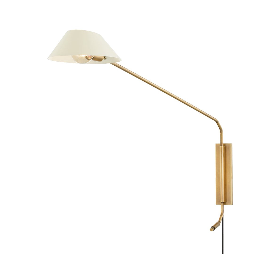 Sacramento Plug-in Sconce, Cream
