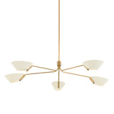 Sacramento Chandelier - White LIGHTING - chandelier Hudson Valley Lighting 5-light