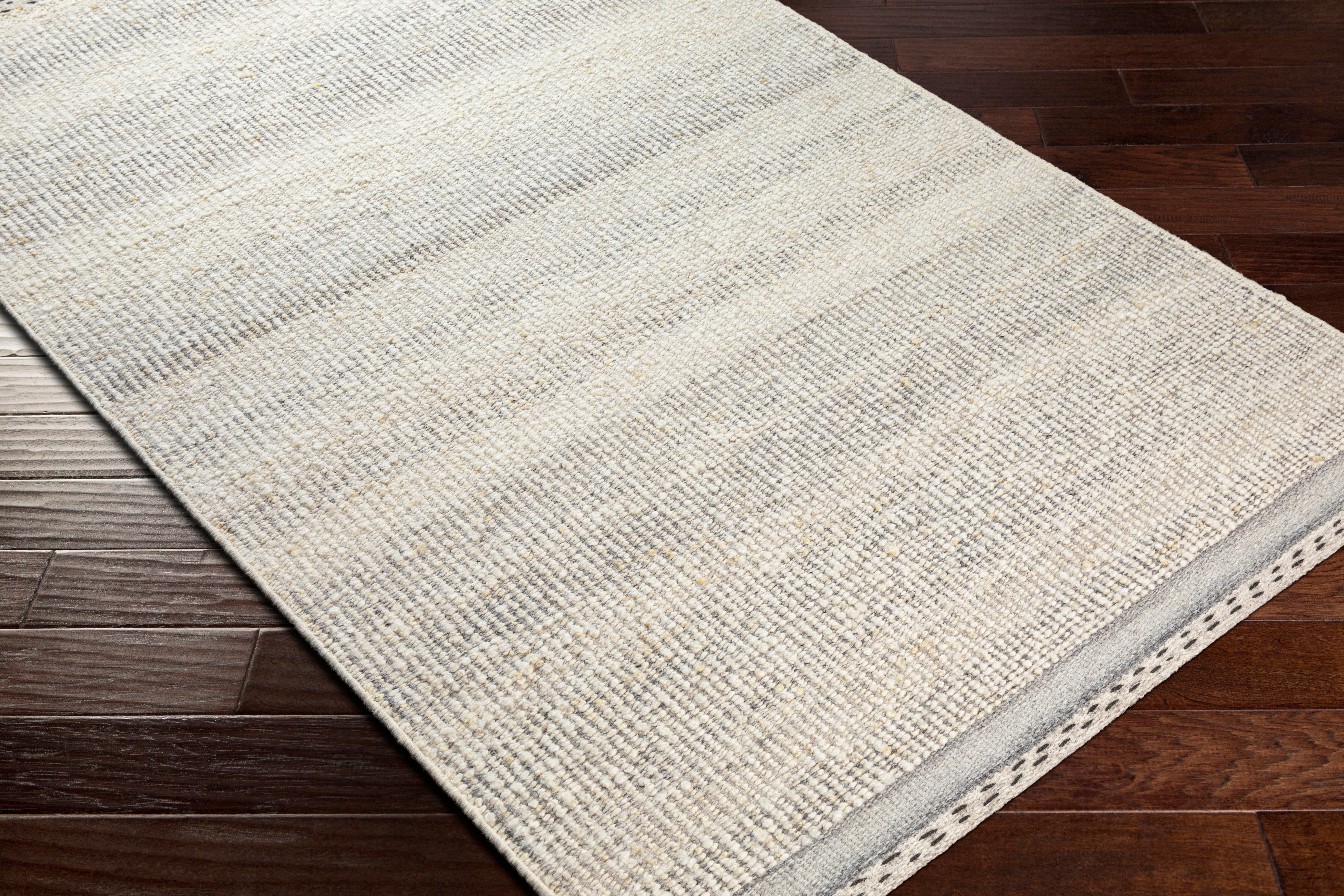 Sandie Silver/Ivory Rug 0-RUGS - wool Surya