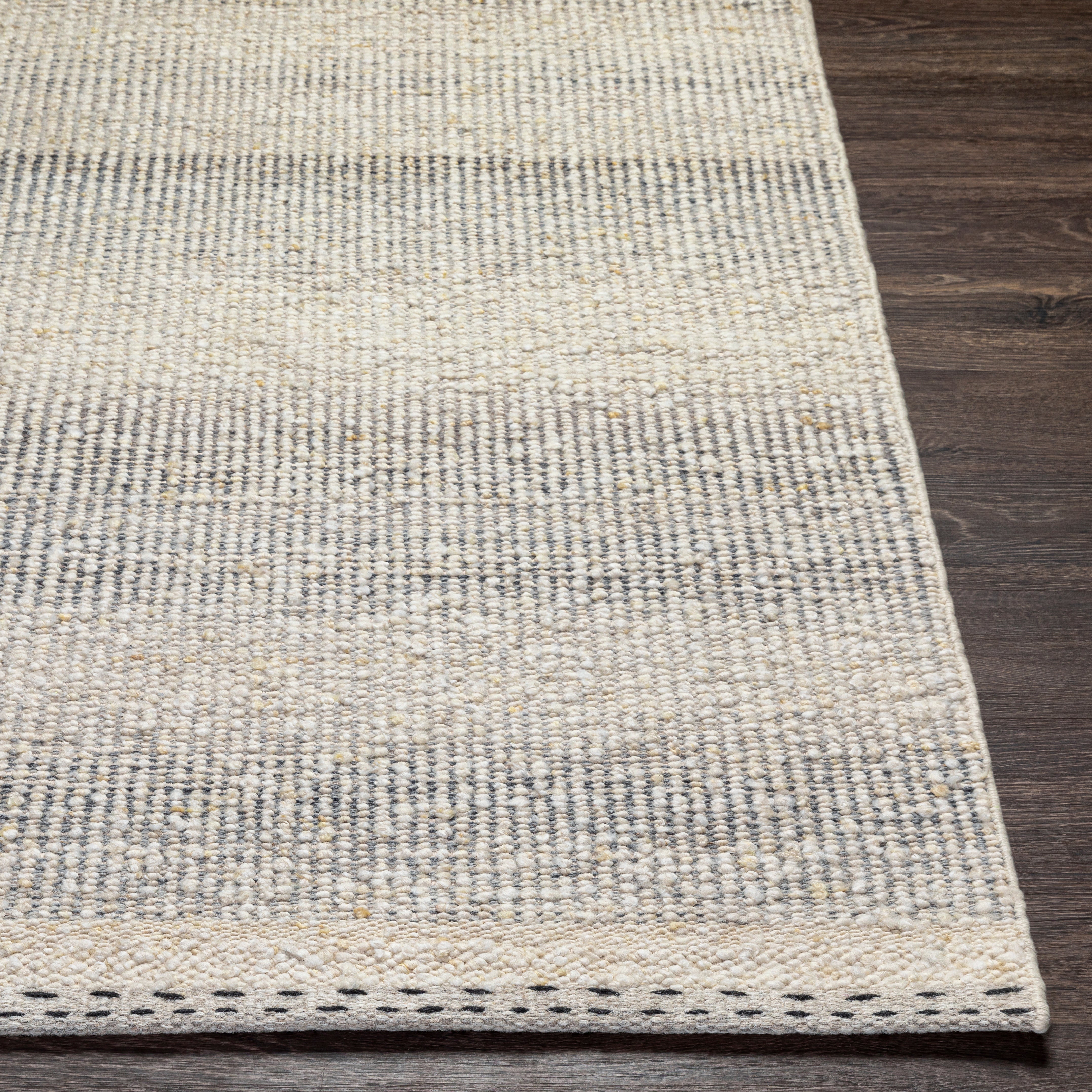 Sandie Silver/Ivory Rug 0-RUGS - wool Surya
