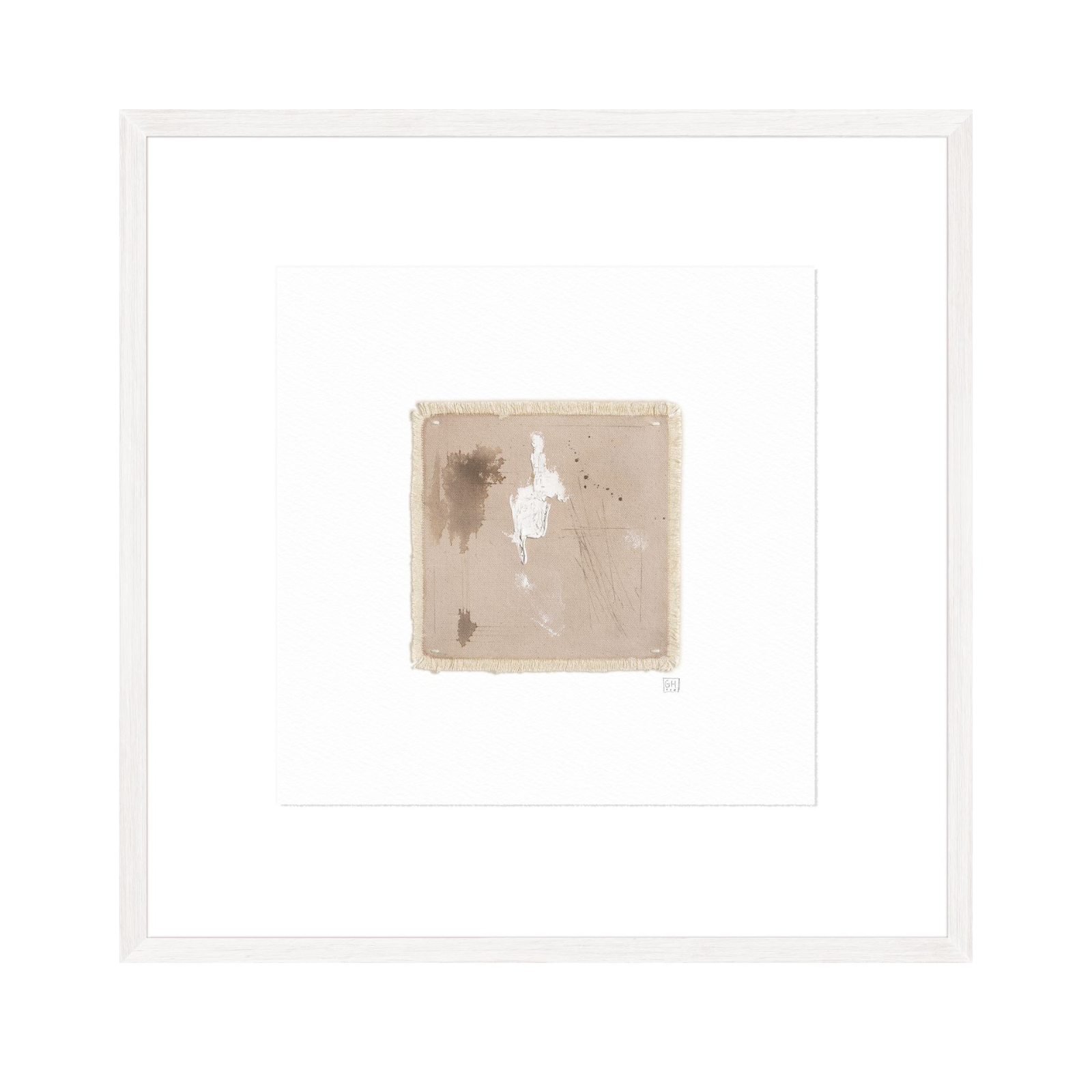 "Organic Neutrals XVII" Framed Art Print - Rug & Weave