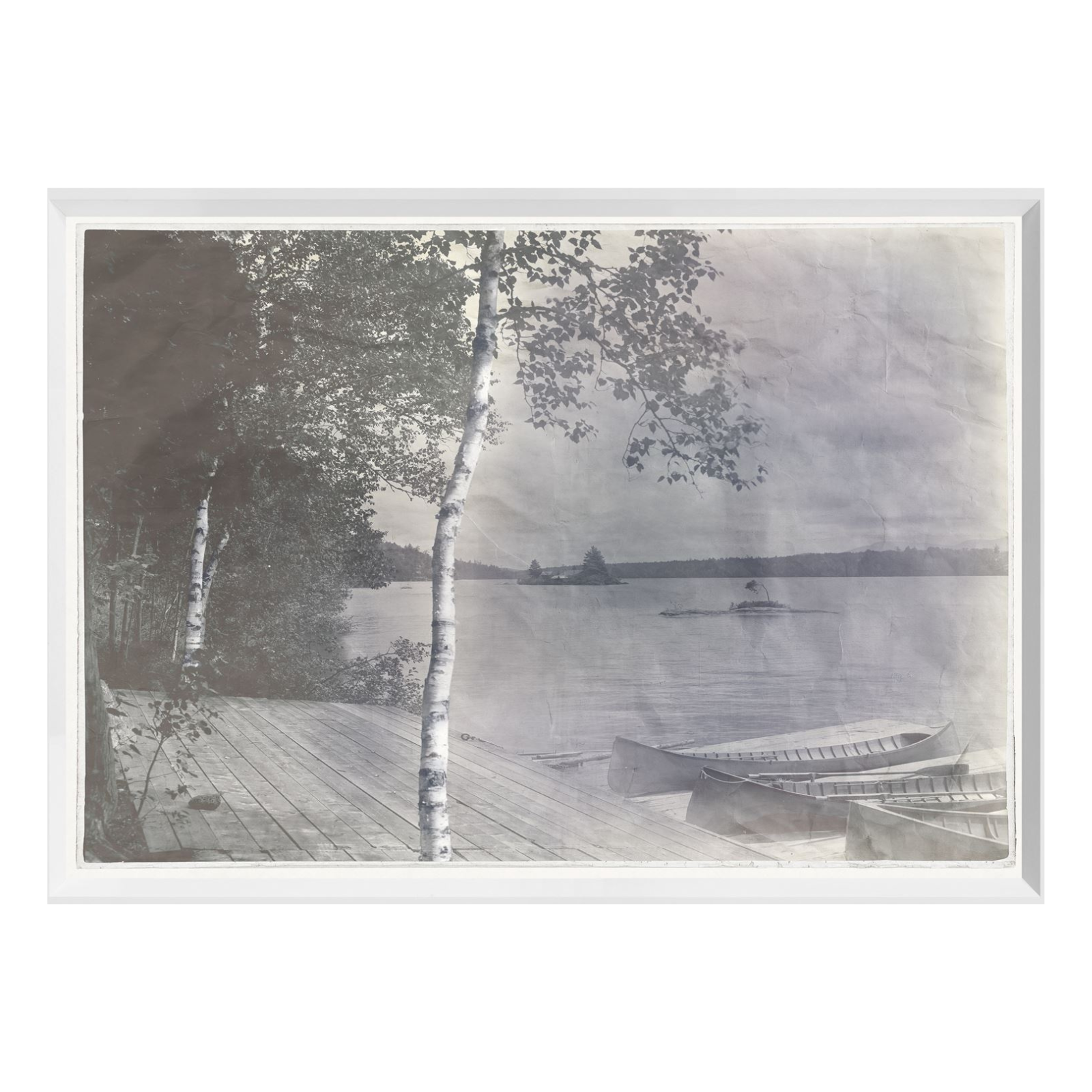 "Vintage Island" Framed Art Print ARTWORK - framed print Celadon Art Small