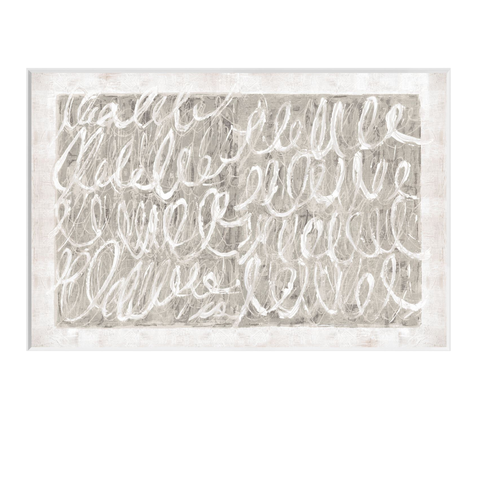 "Twombly Script in Natural" Framed Art Print ARTWORK - framed print Celadon Art